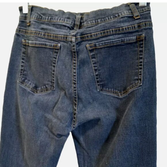 Focus Lifestyle Womens Jeans Sz 10 Blue Denim Slim Fit Stretch Plain Back Pocket - Picture 7 of 13